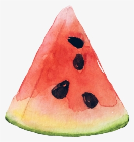 #watermelon #fruit #slice #red #summer #fteslicedfruit - Watermelon, HD Png Download, Free Download