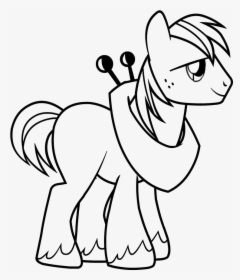Dark My Little Pony Coloring Pages, HD Png Download, Free Download