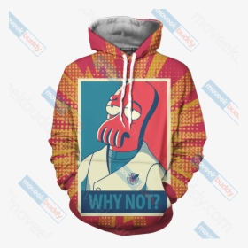 Futurama Why Not Zoidberg Unisex 3d Hoodie - Seven Deadly Sins Pullover, HD Png Download, Free Download