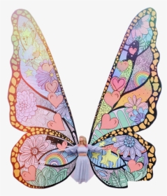 #taylorswift #taylor #swift #me #me #butterfly #wings - Taylor Swift Mural Nashville, HD Png Download, Free Download