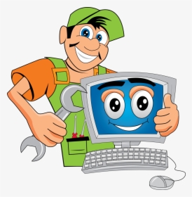 Computer Repair Technician Installation Personal Icon - Computer Technician Clip Art, HD Png Download, Free Download