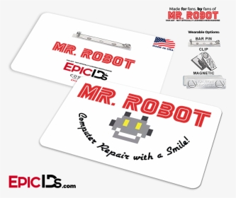 Mr Robot "computer Repair With A Smile - Computer Repair With A Smile, HD Png Download, Free Download