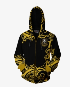 Loyal Like A Hufflepuff Harry Potter Zip Up Hoodie, HD Png Download, Free Download