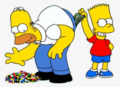 Simpsons Lisa And Bart, HD Png Download, Free Download