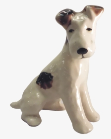 Vintage Ceramic Sitting Dog Figurine - Porcelain Dog Png, Transparent Png, Free Download