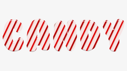 Word Candy Canes Transparent, HD Png Download, Free Download