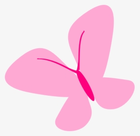 Light Pink Butterfly Clipart - Pink Butterfly Clipart, HD Png Download, Free Download