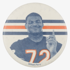 William Perry Chicago Bears Chicago Button Museum - Emblem, HD Png Download, Free Download