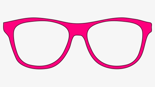 Eye Glasses Template Free - Pink Glasses Clipart, HD Png Download, Free Download