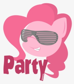 Noponyzone, Party, Pinkie Pie, Safe, Shutter Shades, - Cartoon, HD Png Download, Free Download