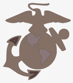 The United States Marine Corps Eagle, Globe, And Anchor - Marine Corp Logo Svg, HD Png Download, Free Download