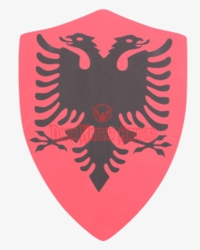 Double Headed Eagle Larp Heater Shield , Png Download - Albanian Flag Eagle Png, Transparent Png, Free Download