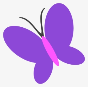 Purple Butterfly Clip Art - Clipart Butterfly Purple, HD Png Download, Free Download