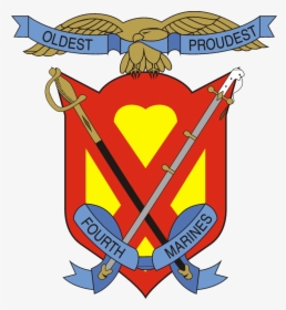 Transparent Eagle Globe And Anchor Png - 4th Marine Regiment, Png Download, Free Download