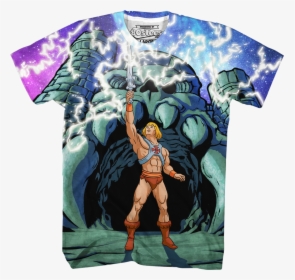 Transforming He-man Sublimation Shirt - He Man Sublimation Shirt, HD Png Download, Free Download