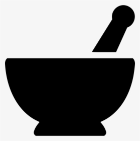 Mortar And Pestle Drawing - Mortar And Pestle Svg, HD Png Download, Free Download