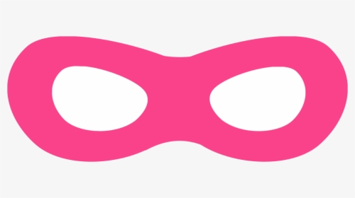 Incredibles Free Printable Superhero Masks Paper Trail - Pink Superhero Mask Clipart, HD Png Download, Free Download