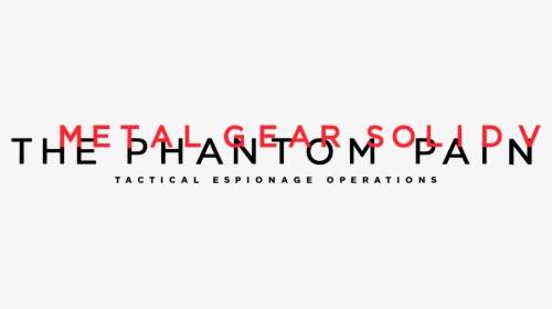 Metal Gear Solid V The Phantom Pain Logo, HD Png Download, Free Download