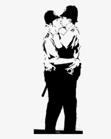 Banksy The Kiss - Brighton, HD Png Download, Free Download