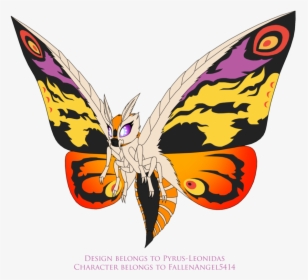 Mothra Tia Kaiju Form By Pyrus-leonidas - Mothra Pyrus Leonidas, HD Png Download, Free Download