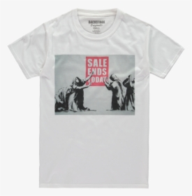 Banksy Sale Ends Today Men"s T-shirt - Sale Ends Tomorrow Banksy, HD Png Download, Free Download