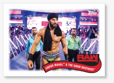 2018 Topps Wwe Heritage Jinder Mahal & The Singh Brothers - Magento, HD Png Download, Free Download