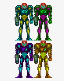 Metroid Fusion All Sprites, HD Png Download, Free Download