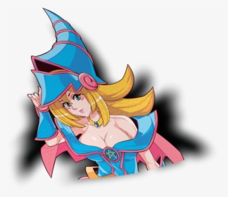 Dark Magician Girl Peeker Sticker, HD Png Download, Free Download