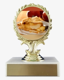 Pie Logo Trophy On Marble Base Trophy Schoppy"s Since - Bit Coin Trophy, HD Png Download, Free Download