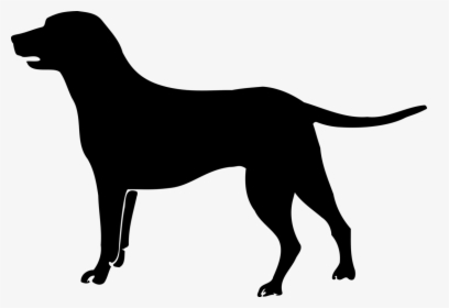 Black Dog Silhouette Png, Transparent Png, Free Download