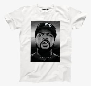 Ice Cube Printed White T-shirt - Printed White T Shirt For Men, HD Png Download, Free Download