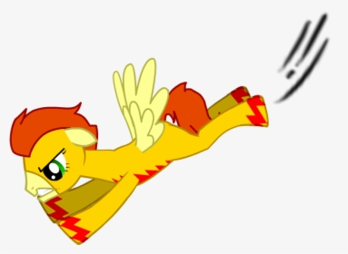 Kid Flash As A Pony - Cartoon, HD Png Download, Free Download