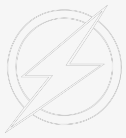 Flash Clipart Outline - Flash Logo Png White, Transparent Png, Free Download