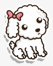 Drawn Poodle Line - French Poodle Poodle Dibujo Png, Transparent Png, Free Download
