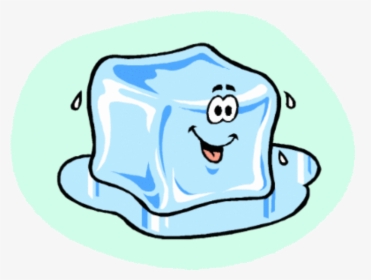 Transparent Ice Cubes Clipart - Melting Ice Cube Clipart, HD Png Download, Free Download