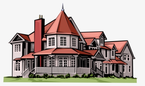 Vector Illustration Of Large Country Home Residence - Socialism For The Rich, HD Png Download, Free Download