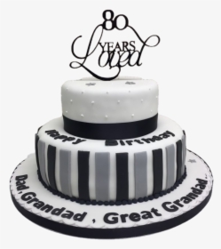Grandad 80th Birthday Cake, HD Png Download, Free Download