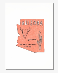 Arizona State Print - Illustration, HD Png Download, Free Download