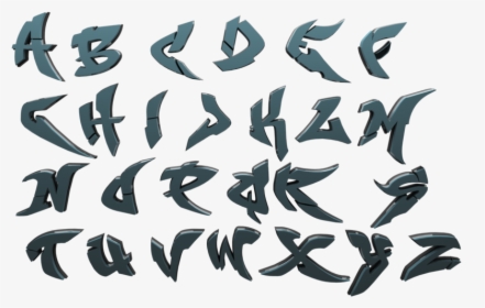 More Like 3d Alphabet Graffiti By Gfx-zeus - Graffiti Alphabet, HD Png Download, Free Download