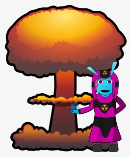 Human Behavior,art,cartoon - Clipart Atomic Bomb, HD Png Download, Free Download