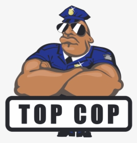 Officer Clipart Police Detective - Top Cop Cartoon, HD Png Download, Free Download