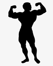 Bodybuilding Clip Art Illustration Silhouette Image - Black Panther Marvel Silhouette, HD Png Download, Free Download