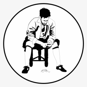 Transparent Vitruvian Man Clipart - Sitting, HD Png Download, Free Download
