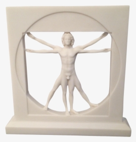 Vitruvian Man Sculpture - Статуэтка Человек, HD Png Download, Free Download