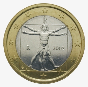 Italy 1 Euro Coin, HD Png Download, Free Download