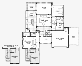 Mimosa Floorplan - Floor Plan, HD Png Download, Free Download