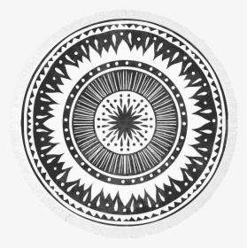 Surya Roundie Beach Towels By Mimosa Inc - Sticker, HD Png Download, Free Download