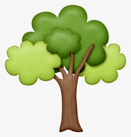 Clipart Forest Arboles - Clipart Cute Tree, HD Png Download, Free Download