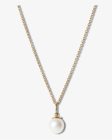 Combination Of An Anchor Chain And Big Pearl Pendant"  - Moonstone And Opal Necklace Gold, HD Png Download, Free Download