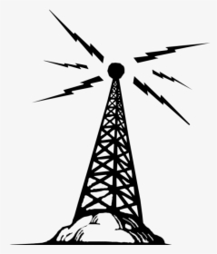 Telecommunications Tower Clip Art - Radio Tower Clip Art, HD Png Download, Free Download